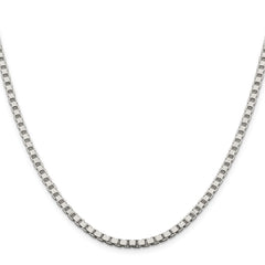 Sterling Silver 3.25mm Box Chain - 7