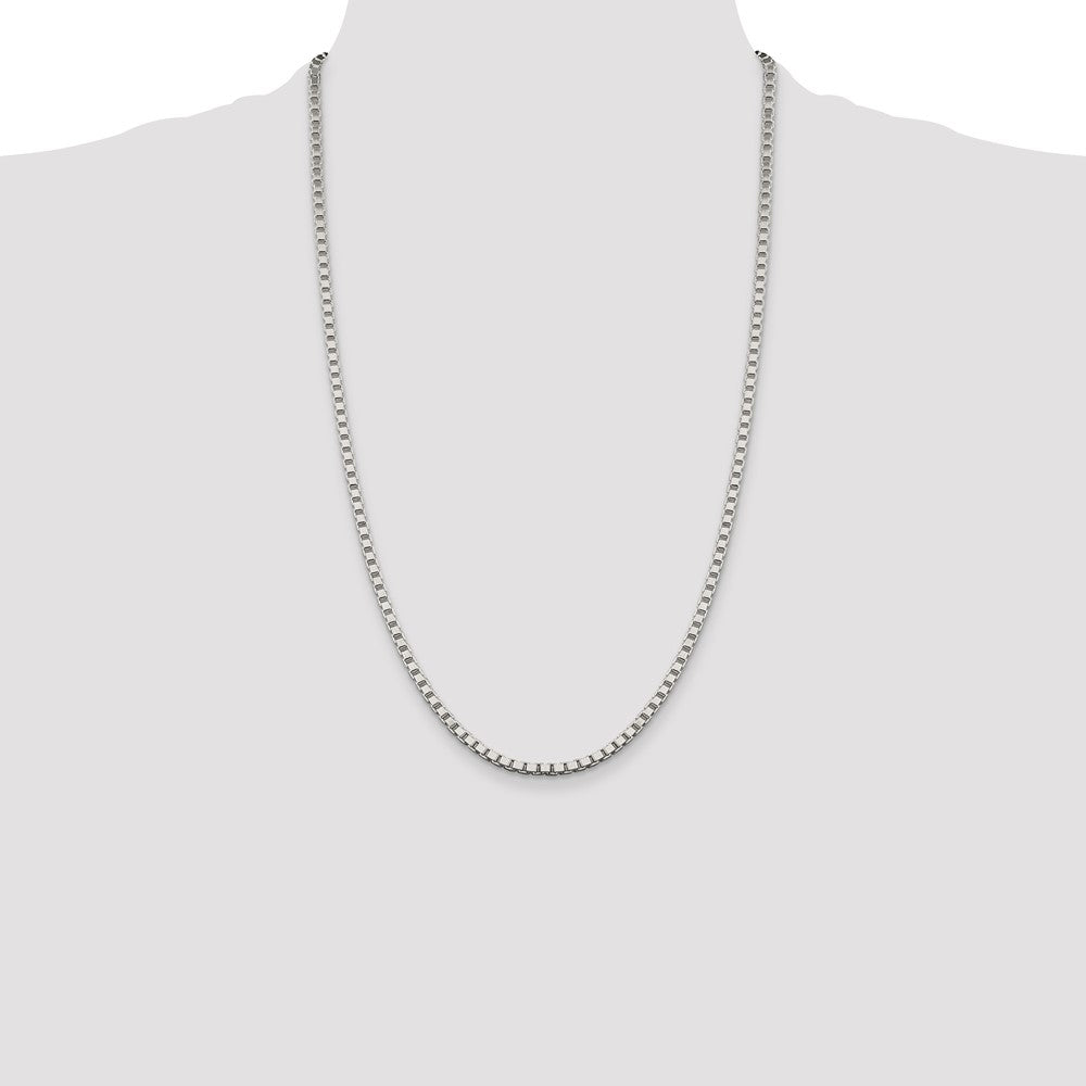 Sterling Silver 3.25mm Box Chain