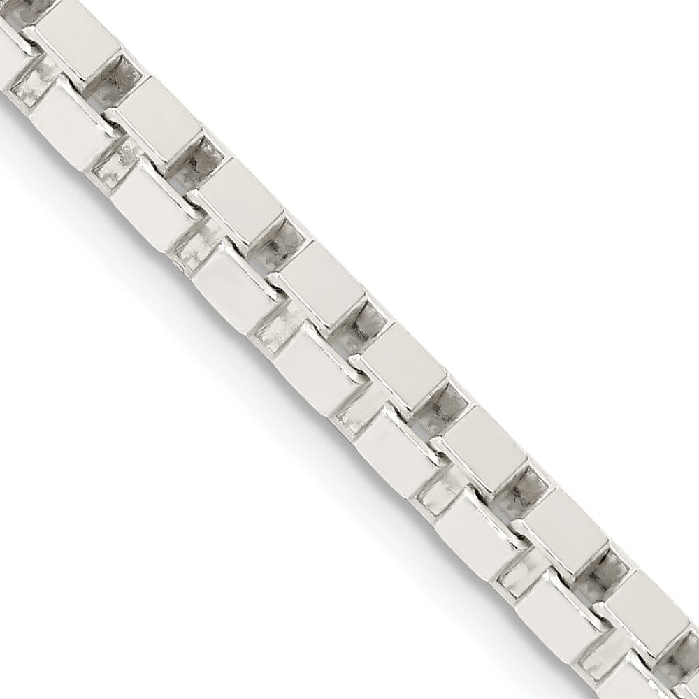 Sterling Silver 3.75mm Box Chain - 7