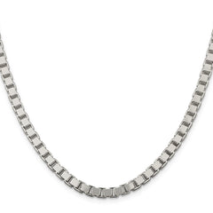 Sterling Silver 4.5mm Box Chain - 5