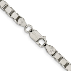 Sterling Silver 4.5mm Box Chain - 5