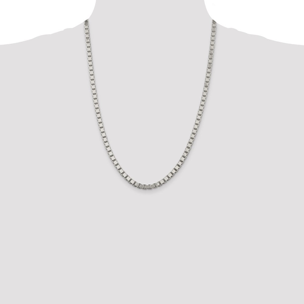 Sterling Silver 4.5mm Box Chain