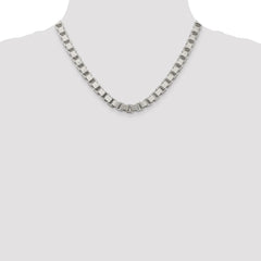 Sterling Silver 7mm Box Chain - 6