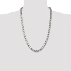 Sterling Silver 7mm Box Chain - 4