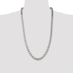 Sterling Silver 7mm Box Chain - 5