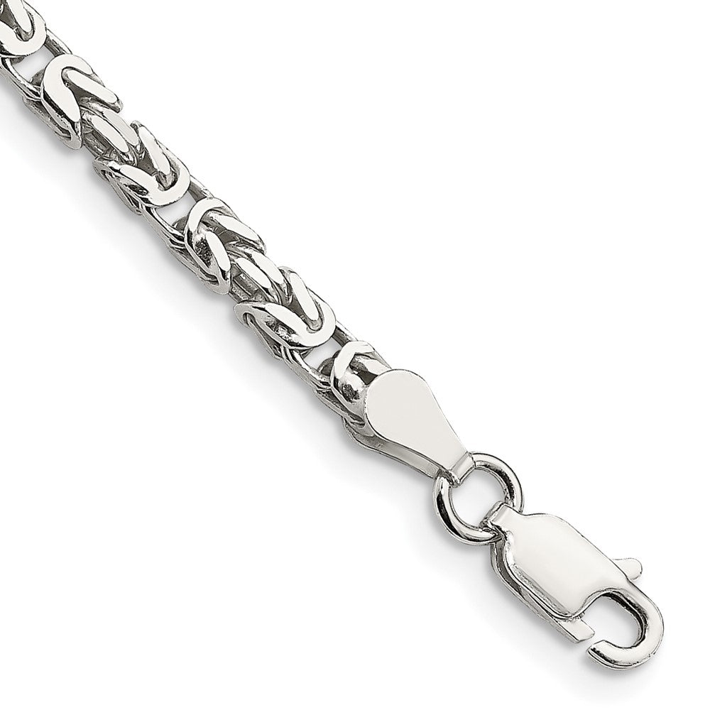 Sterling Silver 2.5mm Byzantine Chain - 2