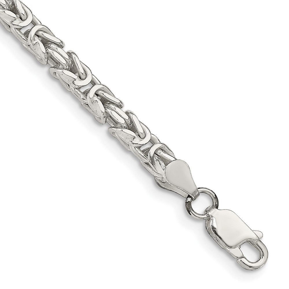 Sterling Silver 3.25mm Byzantine Chain - 9