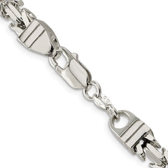 Sterling Silver 6mm Byzantine Chain - 6