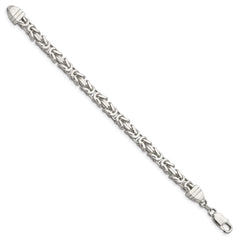 Sterling Silver 6mm Byzantine Chain - 2