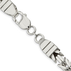 Sterling Silver 8.25mm Byzantine Chain - 2