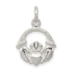 Sterling Silver Claddagh Charm - 2