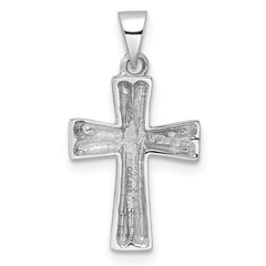 Sterling Silver RH Polished Cross Pendant - 2