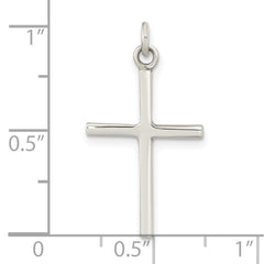 Sterling Silver Polished Cross Pendant - 41