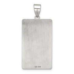 Sterling Silver The Chariot Tarot Card Pendant