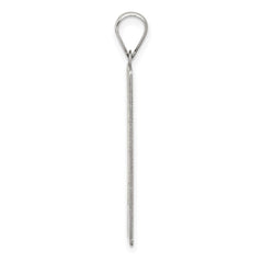 Sterling Silver Wheel of Fortune Tarot Card Pendant