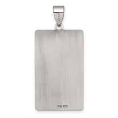 Sterling Silver Temperance Tarot Card Pendant