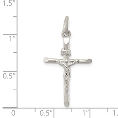 Sterling Silver INRI Crucifix Pendant - 2