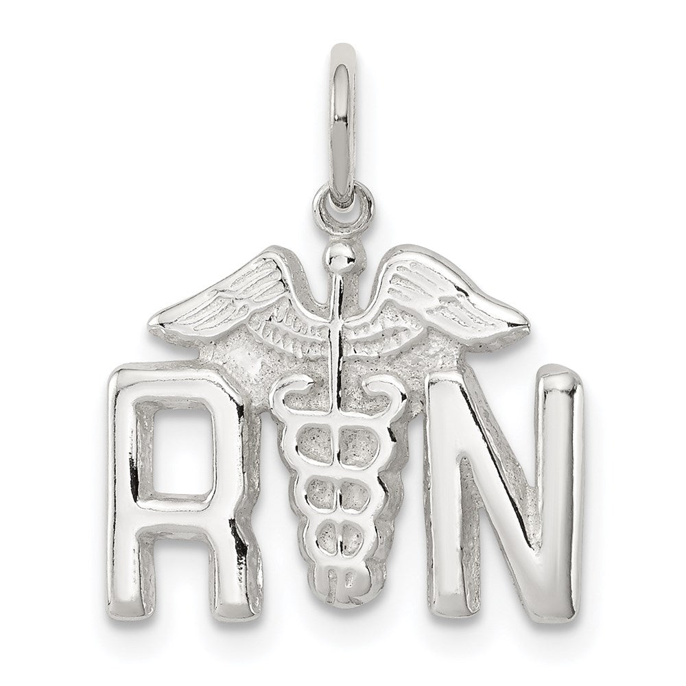 Sterling Silver Nurse Symbol Charm - 2