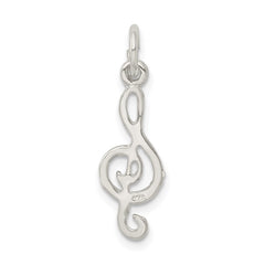 Sterling Silver Treble Clef Charm - 2