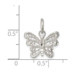 Sterling Silver Butterfly Charm - 4