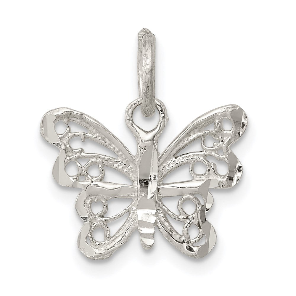 Sterling Silver Butterfly Charm - 4