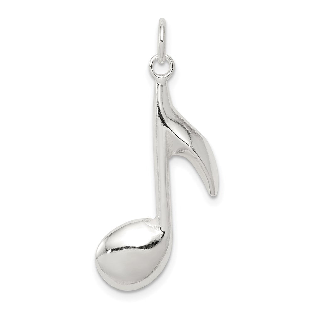 Sterling Silver Music Note Charm - 3