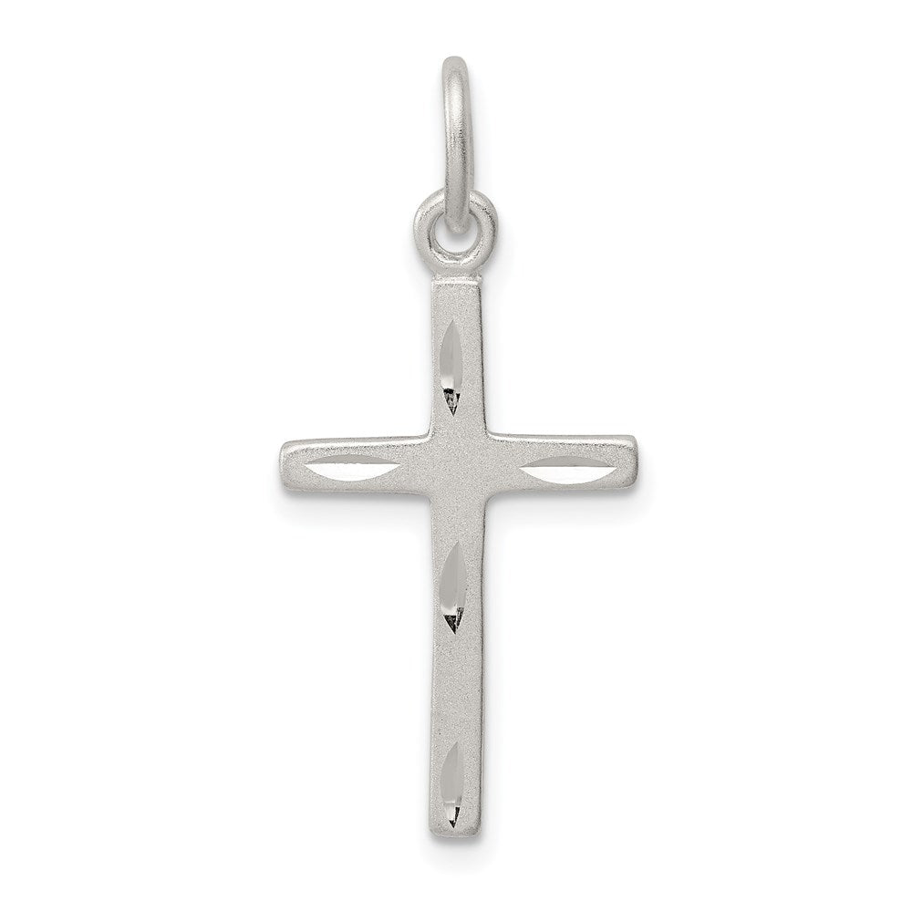 Sterling Silver Cross Charm - 9
