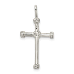 Sterling Silver Cross Charm - 6