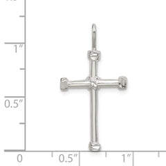 Sterling Silver Cross Charm - 6
