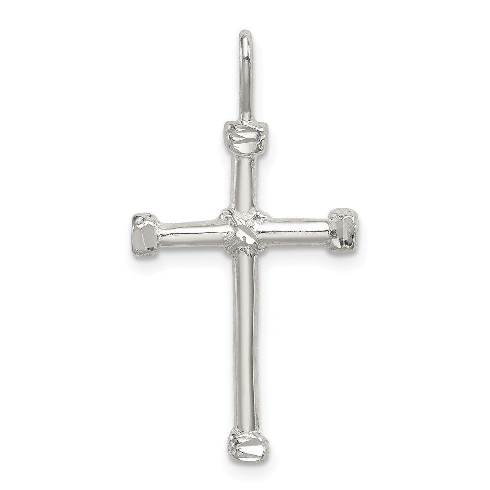 Sterling Silver Cross Charm - 6
