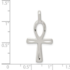 Sterling Silver Ankh Cross Pendant - 2