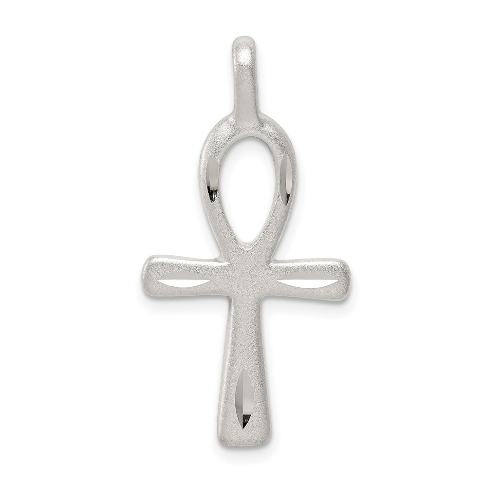 Sterling Silver Ankh Cross Pendant - 2