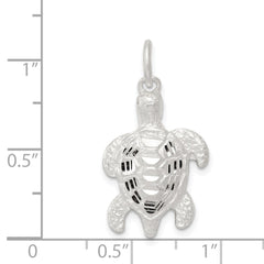 Sterling Silver Turtle Charm - 5