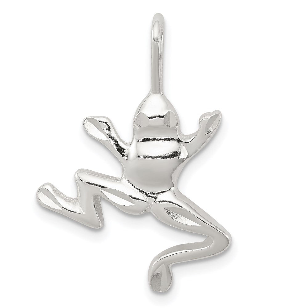 Sterling Silver Frog Charm - 3