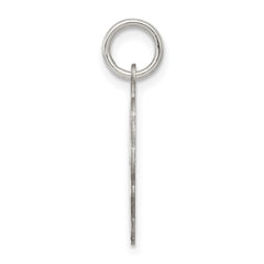 Sterling Silver Rhodium-plated A Date To Remember Disc Charm - 2