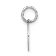 Sterling Silver Rhodium-plated Holy Communion Disc Charm - 6