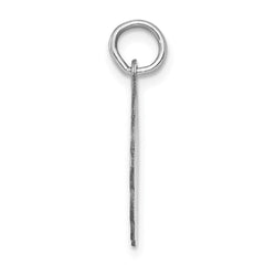 Sterling Silver Rhodium-plated Sweet Sixteen Disc Charm - 2
