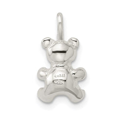 Sterling Silver Teddy Bear Charm - 2
