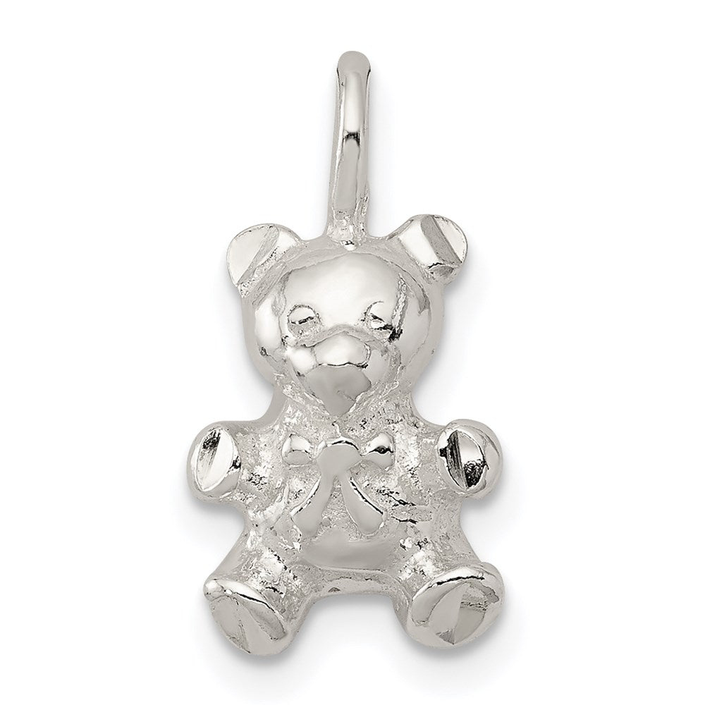 Sterling Silver Teddy Bear Charm - 2
