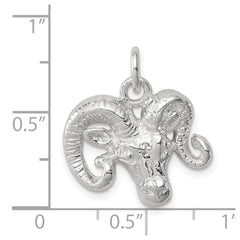 Sterling Silver Ram Charm