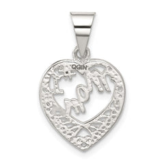 Sterling Silver #1 Mom Charm