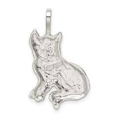 Sterling Silver Cat Charm - 3
