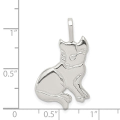 Sterling Silver Cat Charm - 3