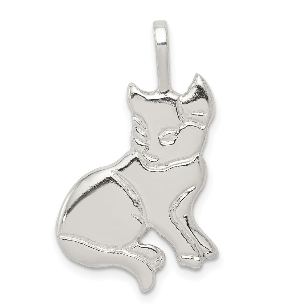 Sterling Silver Cat Charm - 3