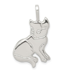 Sterling Silver Cat Charm - 3