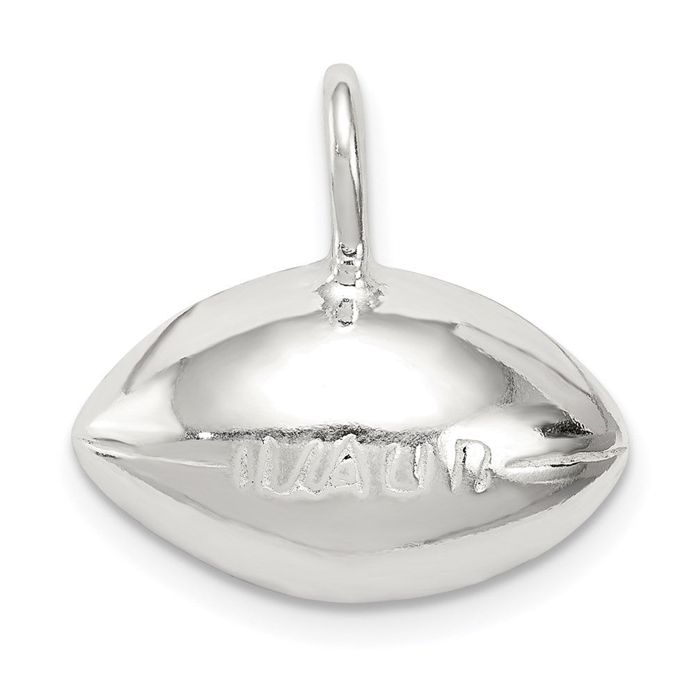 Sterling Silver Football Charm - 2