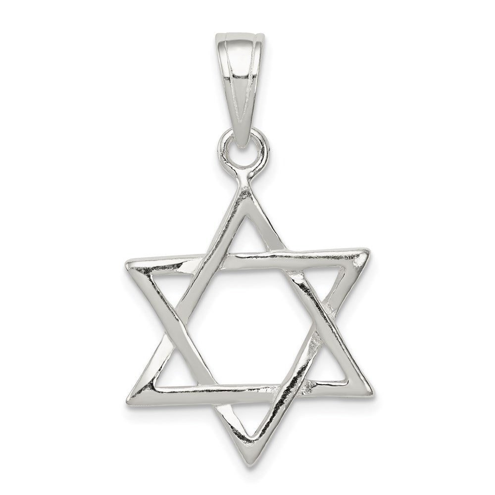 Sterling Silver Star of David Charm - 2