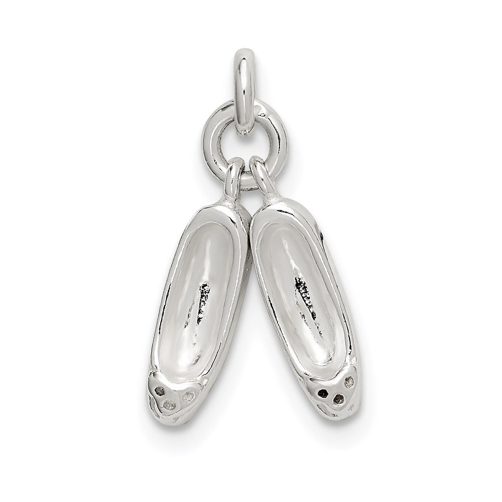 Sterling Silver Ballet Slippers Charm - 3