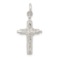 Sterling Silver INRI Crucifix Pendant - 8