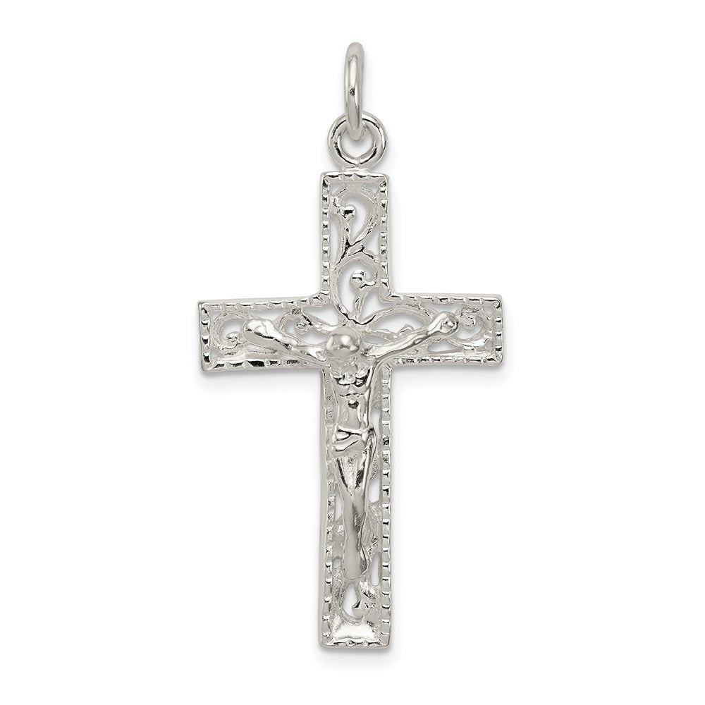 Sterling Silver Crucifix Pendant - 6